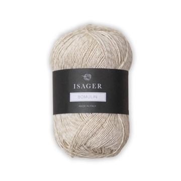 Isager Bomulin-0 Hvid